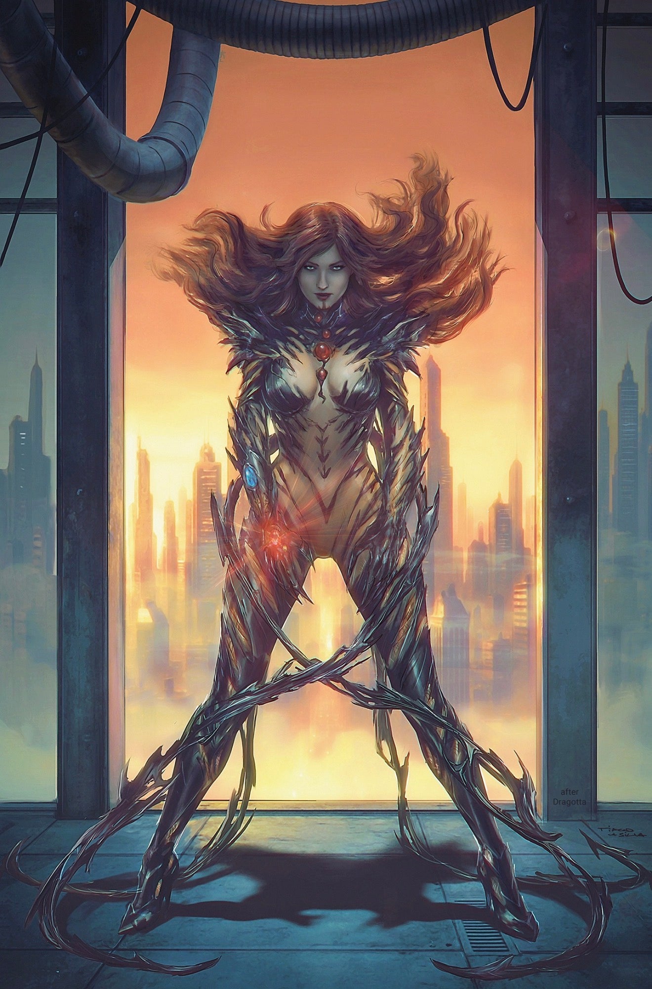WITCHBLADE #19 TIAGO DA SILVA 616 COMICS Absolute Batman #1 Homage