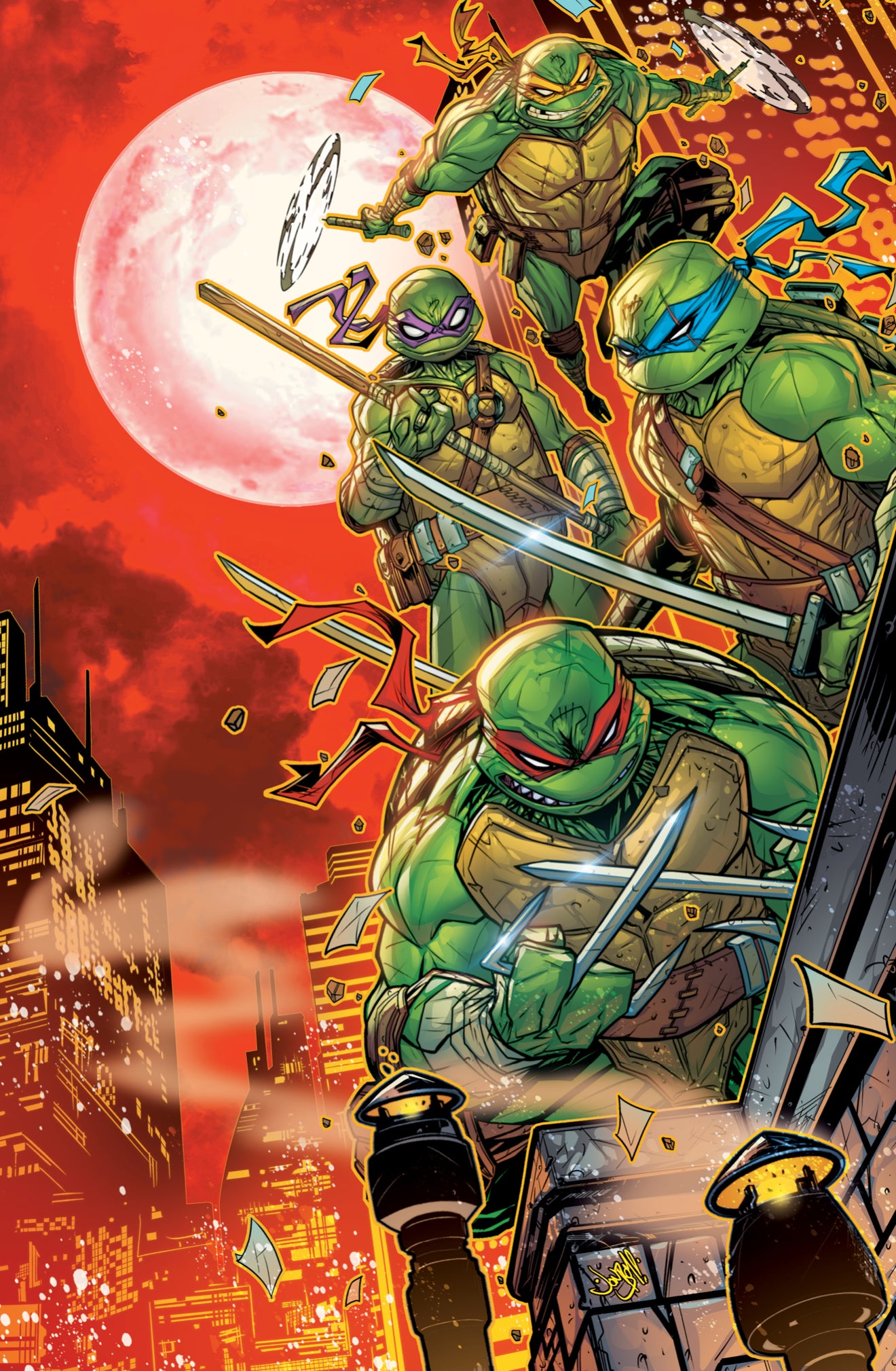 TEENAGE MUTANT NINJA TURTLES #12 JONBOY MEYERS 1:50 Virgin Ratio Variant