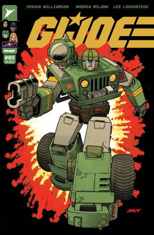 GI JOE #9 JOHN AMOR 1:25 Ratio Variant Cvr D