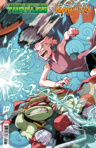 TEENAGE MUTANT NINJA TURTLES X NARUTO 4 RICARDO ORTIZ 1:75 Ratio Variant