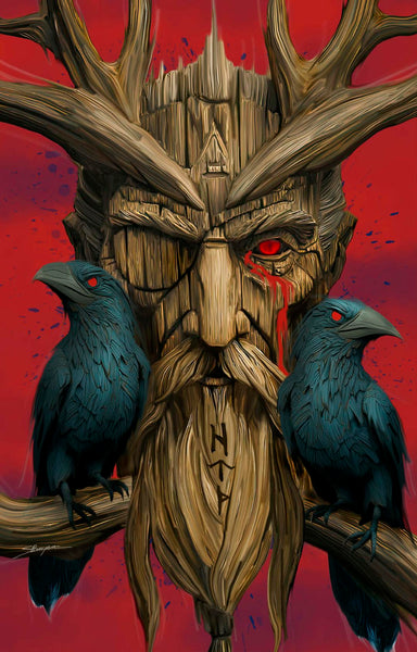 ODIN #1 SHELDON BUECKERT Virgin Card Stock Variant AB Set LTD 500