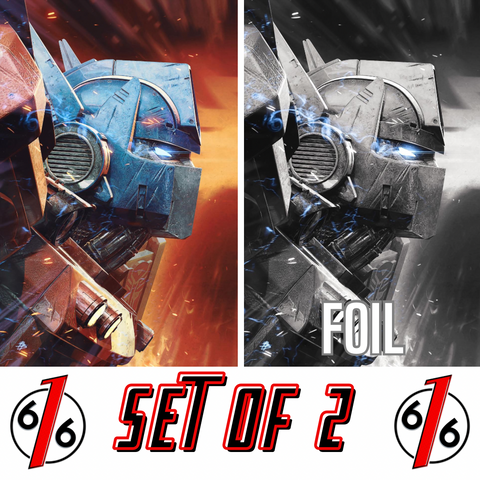 TRANSFORMERS #27 BJORN BARENDS 616 COMICS Virgin & FOIL Variant AB Set LTD 750