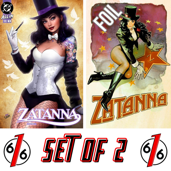 ZATANNA #1 NATHAN SZERDY 616 TATTOO & SOZOMAIKA FOIL Variant LTD 3000