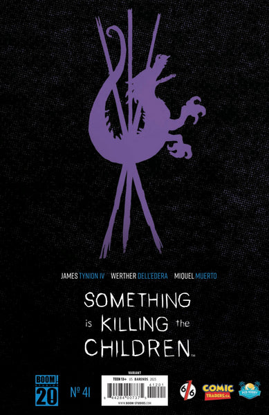 SOMETHING IS KILLING THE CHILDREN #41 BJORN BARENDS 616 COMICS Virgin FOIL Variant B LTD 500