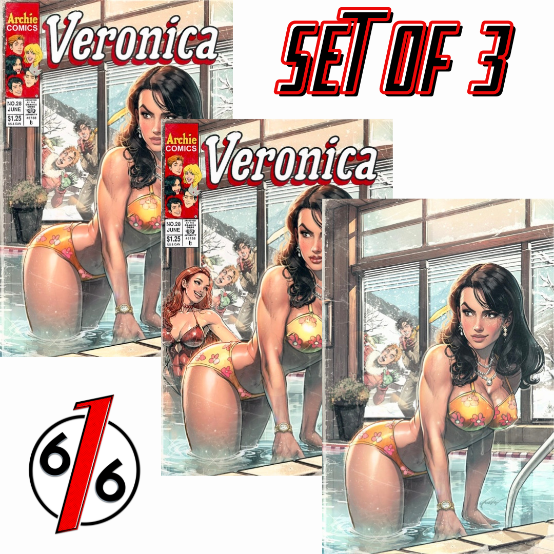 VERONICA 28 FACSIMILE CEDRIC POULAT 616 Variant Set Of 3 LTD 250