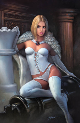 EMMA FROST WHITE QUEEN #1 SHANNON MAER 616 Virgin Variant Ltd 1000