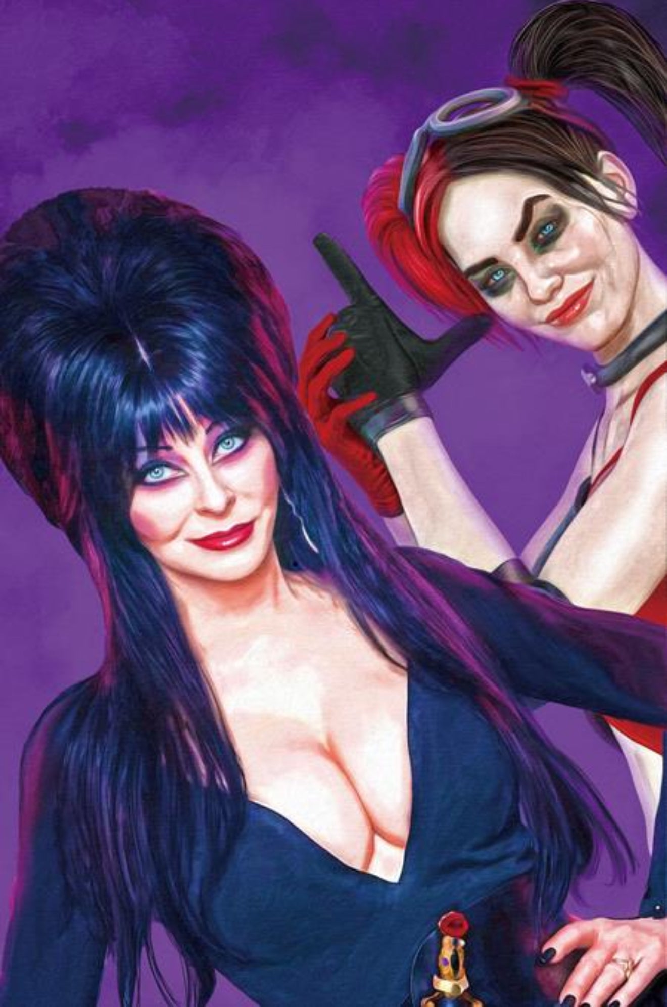 HARLEY QUINN X ELVIRA #1 MARK SPEARS 1:20 Virgin Variant Cvr S
