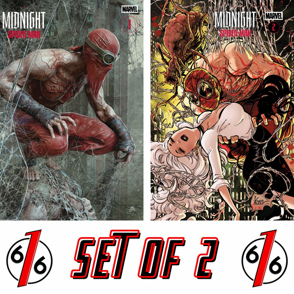 MIDNIGHT SPIDER-MAN #1-2 BJORN BARENDS & KAARE ANDREWS 616 COMICS Variant Set LTD 3000