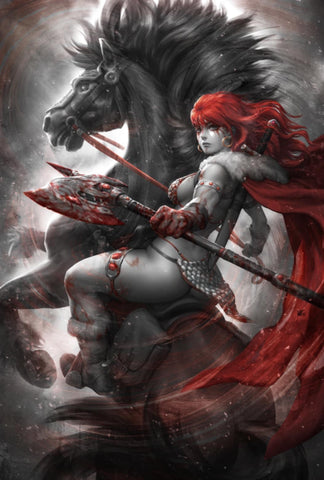 RED SONJA NOIR #1 KENDRICK KUNKKA LIM 616 Bloody Virgin Variant B LTD 500