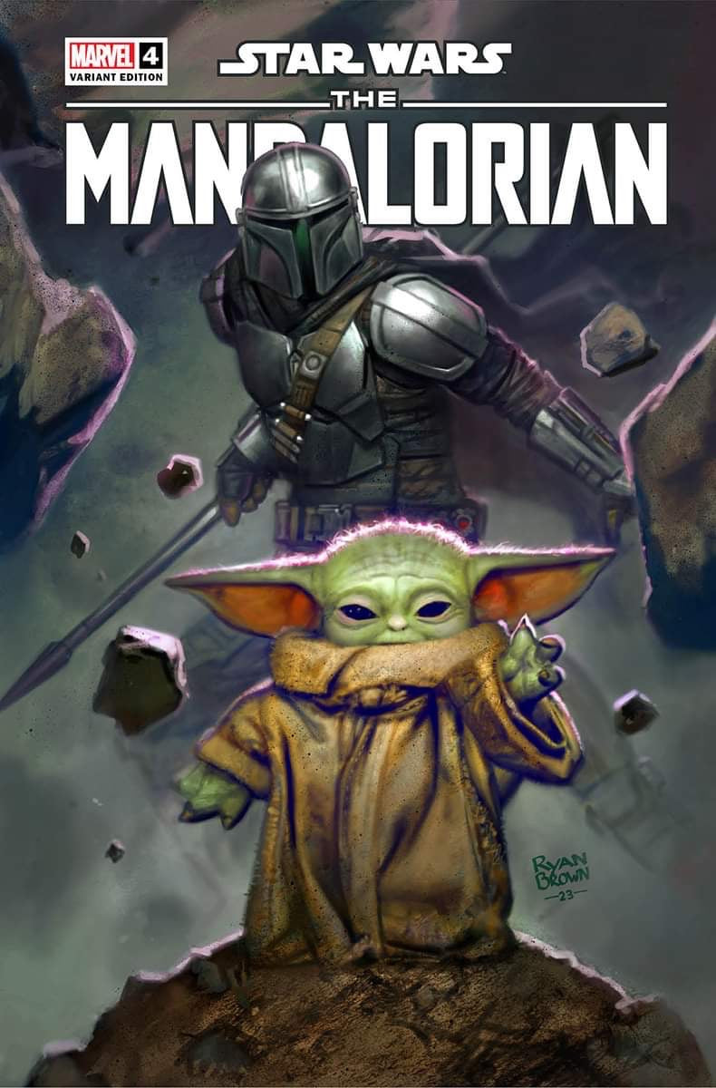 STAR WARS MANDALORIAN SEASON 2 SET #4-5 RYAN BROWN & PEACH MOMOKO
