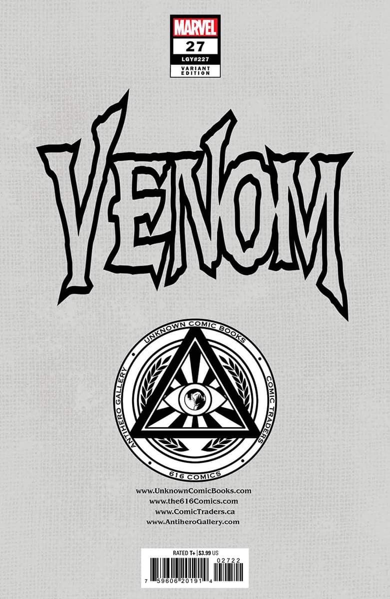 VENOM 27 MIGUEL MERCADO BLACK WIDOW Virgin Variant – The 616 Comics