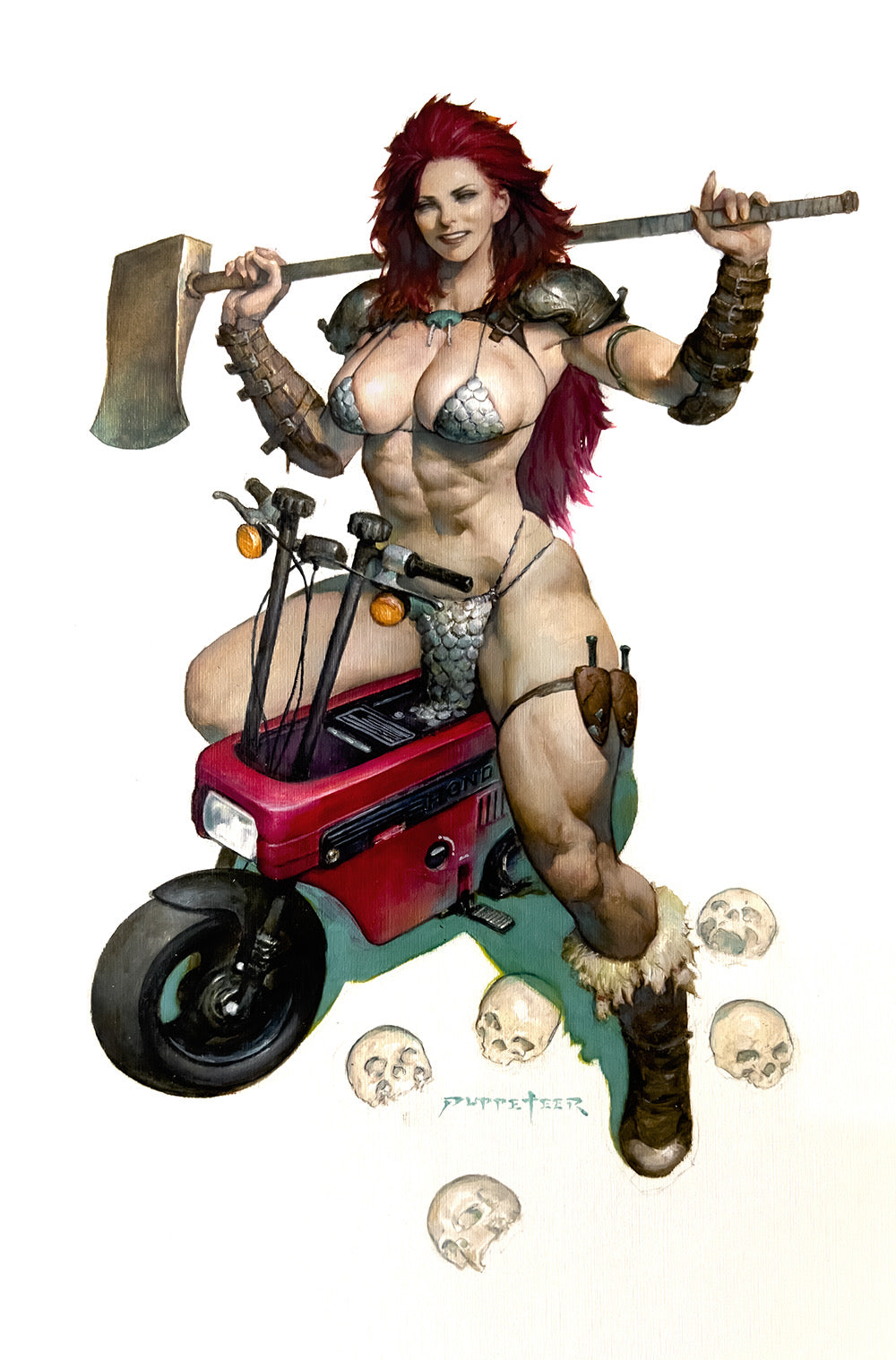 SONJA REBORN #2 PUPPETEER LEE 616 COMICS Virgin Variant LTD 500