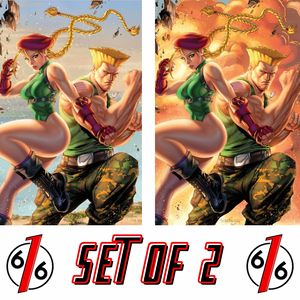 STREET FIGHTER #1 2025 EDITION TYLER KIRKHAM 616 Virgin Variant Set LTD 500