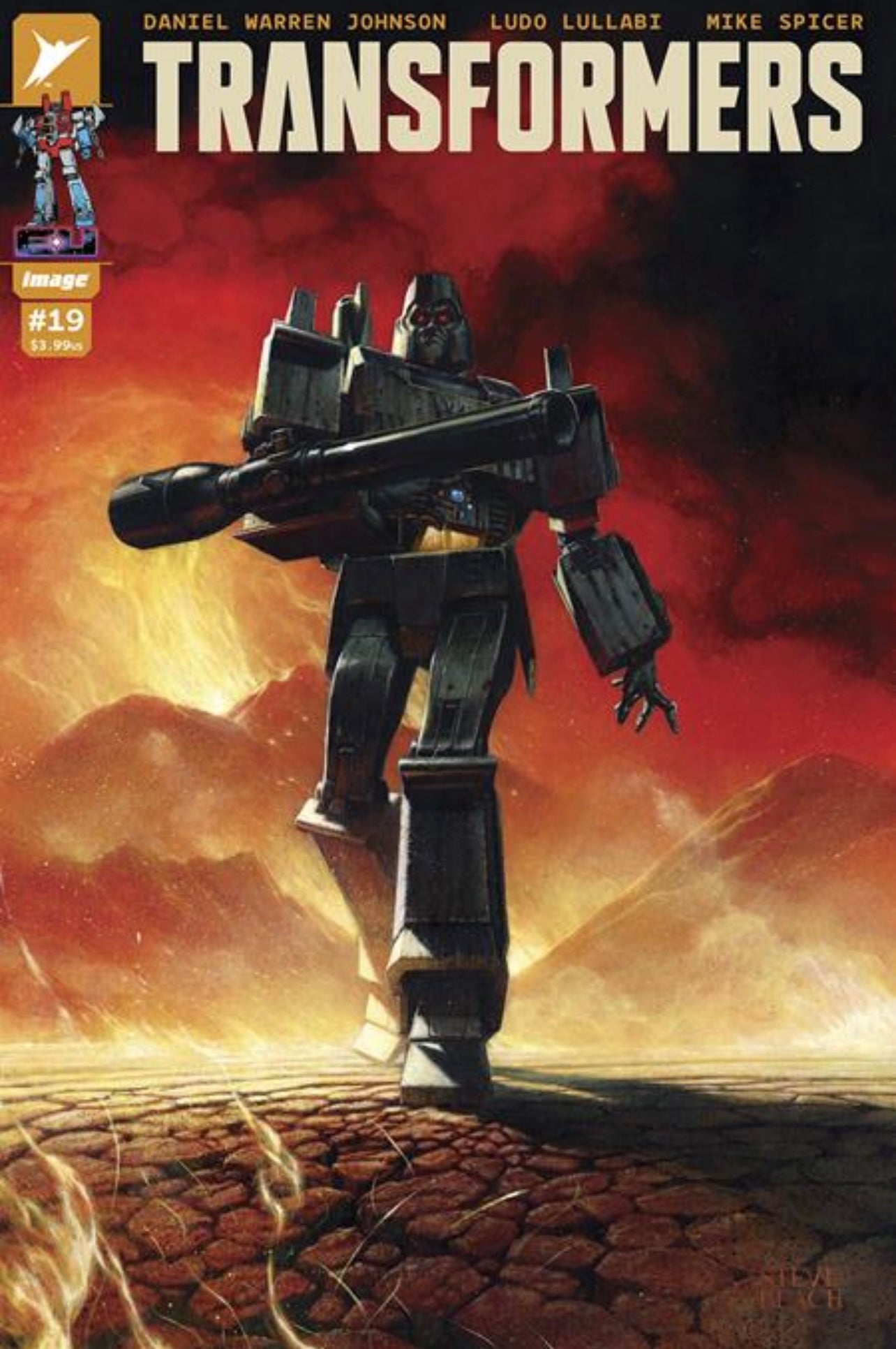 TRANSFORMERS #19 STEVE BEACH 1:25 Ratio Variant Cvr D