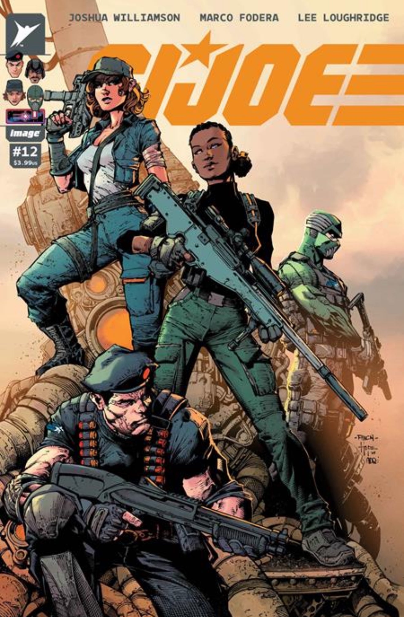 GI JOE #12 DAVID FINCH & SANDRA HOPE 1:50 Ratio Variant Cvr E
