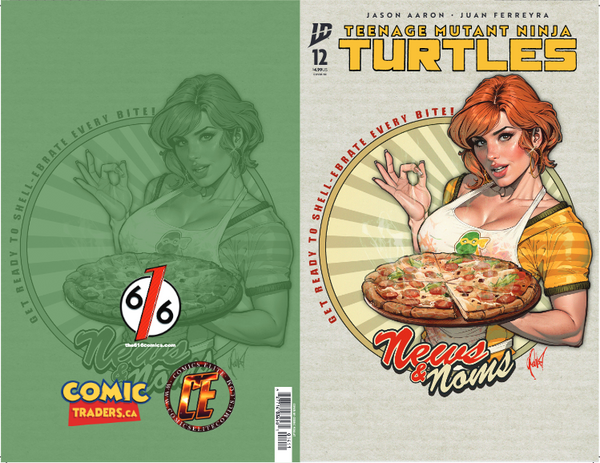 TEENAGE MUTANT NINJA TURTLES 12 CEDRIC POULAT 616 Trade Dress & Virgin Variant Set LTD 600