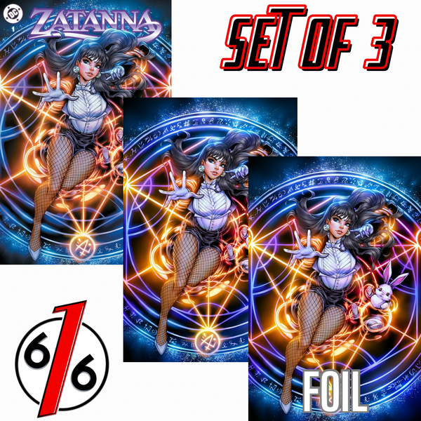 ZATANNA #1 2026 SORAH SUHNG 616 COMICS Trade Dress & Virgin & Virgin FOIL Variant ABC Set LTD 1000