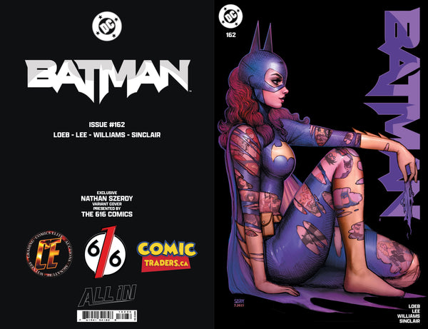 BATMAN #162 NATHAN SZERDY 616 Trade Dress Tattoo Variant A LTD 3000