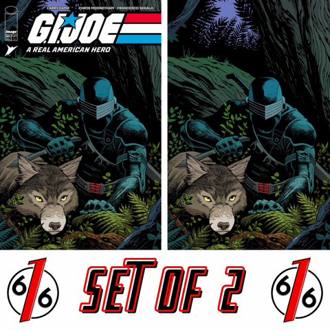 GI JOE REAL AMERICAN HERO #301 ETHAN YOUNG Trade & Virgin Variant LTD 250