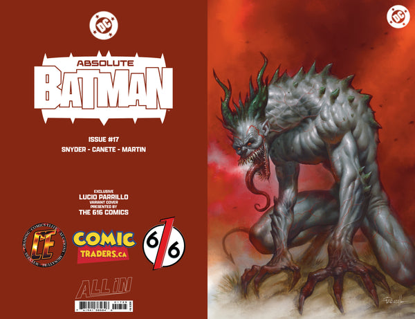 ABSOLUTE BATMAN #17 LUCIO PARRILLO 616 Virgin FOIL Variant C LTD 1000