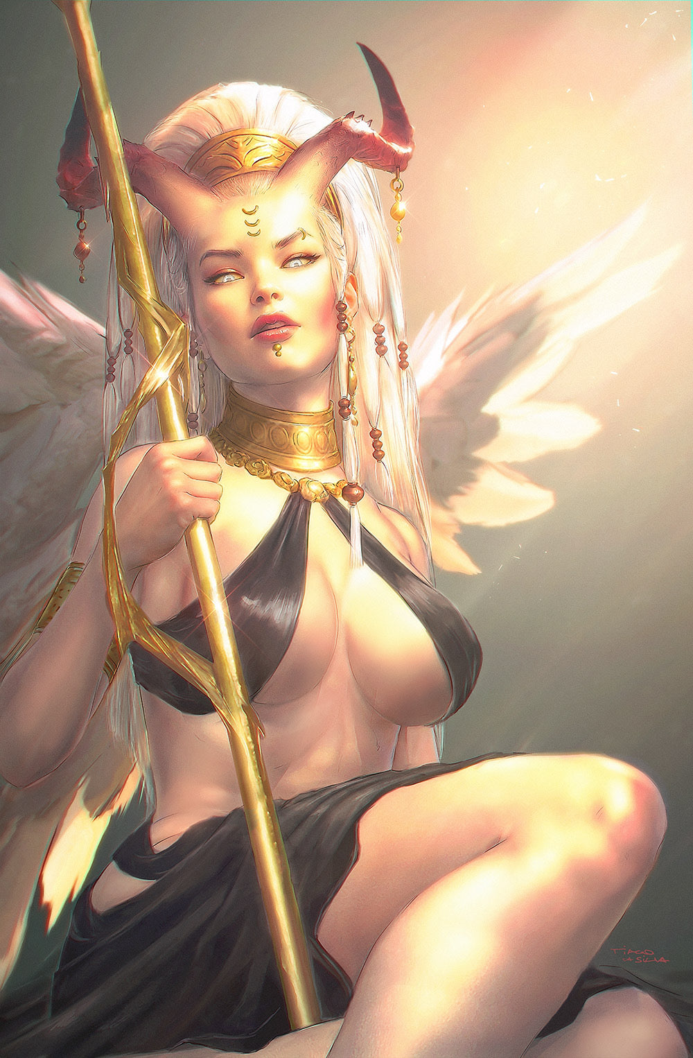 DARKNESS #1 TIAGO DA SILVA 616 COMICS Virgin Variant A LTD 500