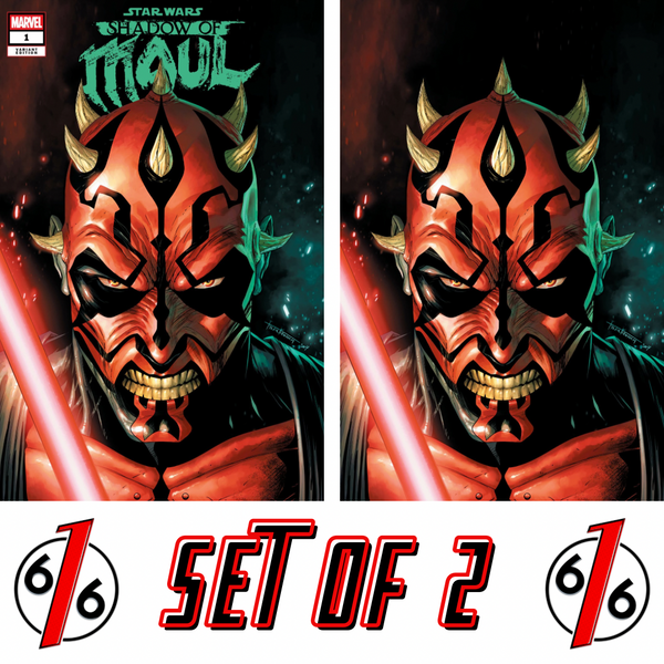 STAR WARS SHADOW OF MAUL #1 TYLER KIRKHAM Trade Dress & Virgin Variant AB Set LTD 1000