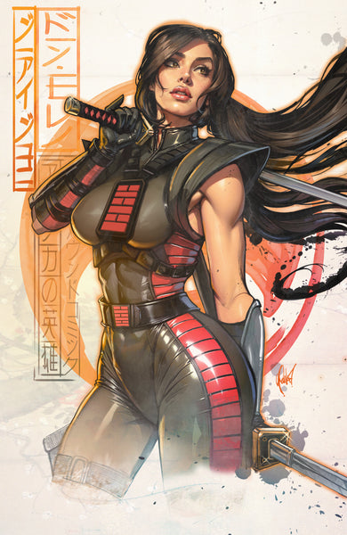 GI JOE REAL AMERICAN HERO #324 CEDRIC POULAT 616 Virgin & FOIL Variant AB Set LTD 750