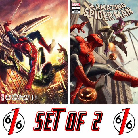 ULTIMATE SPIDER-MAN 1 & AMAZING SPIDER-MAN 1 MASTRAZZO Variant Set