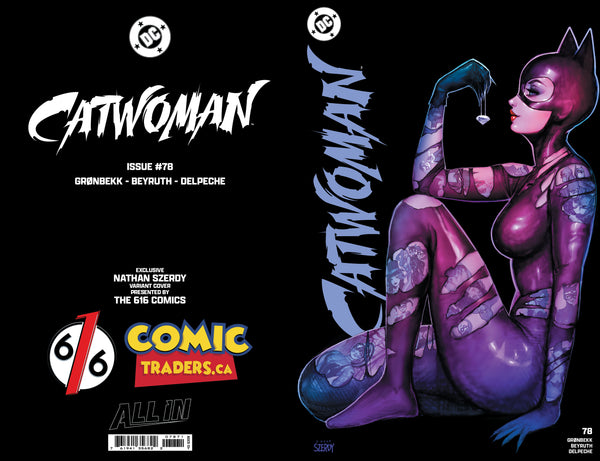 CATWOMAN 78 & BATMAN 162 NATHAN SZERDY 616 Tattoo Variant Set LTD 3000