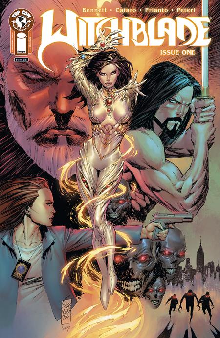 WITCHBLADE #1 BURNS 616 Premium Virgin Variant & SILVESTRI