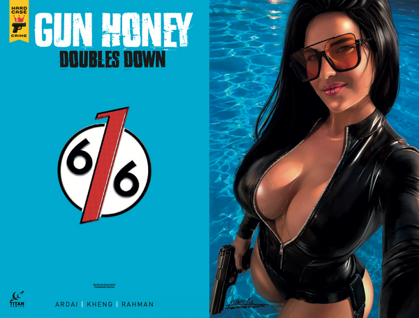 GUN HONEY DOUBLES DOWN #4 FERNANDO ROCHA 616 COMICS Virgin Variant A LTD 500