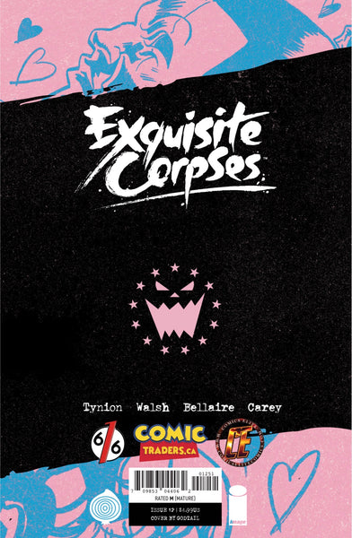EXQUISITE CORPSES #12 GODTAIL 616 COMICS Virgin FOIL Variant B LTD 500
