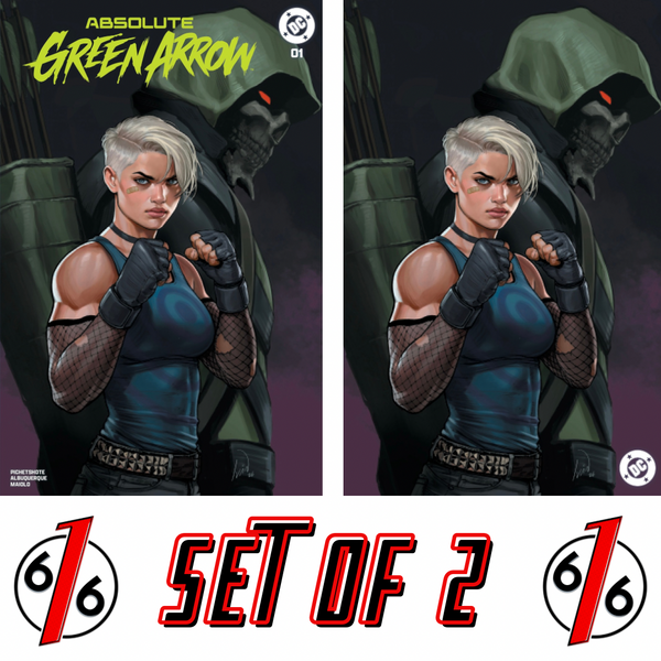 ABSOLUTE GREEN ARROW #1 IVAN TALAVERA 616 COMICS Trade Dress & Virgin Variant AB Set LTD 1000