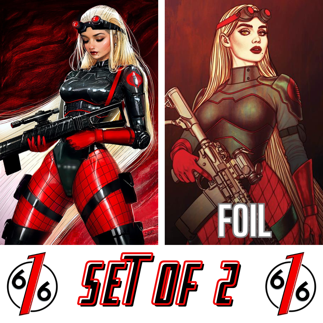 GI JOE #1 NATHAN SZERDY 616 & JENNY FRISON FOIL Variant Set LTD 1000