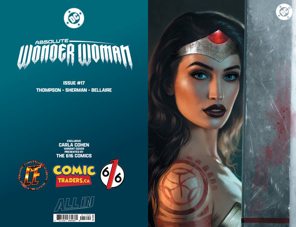 ABSOLUTE WONDER WOMAN #17 CARLA COHEN 616 COMICS Virgin Variant B LTD 1000