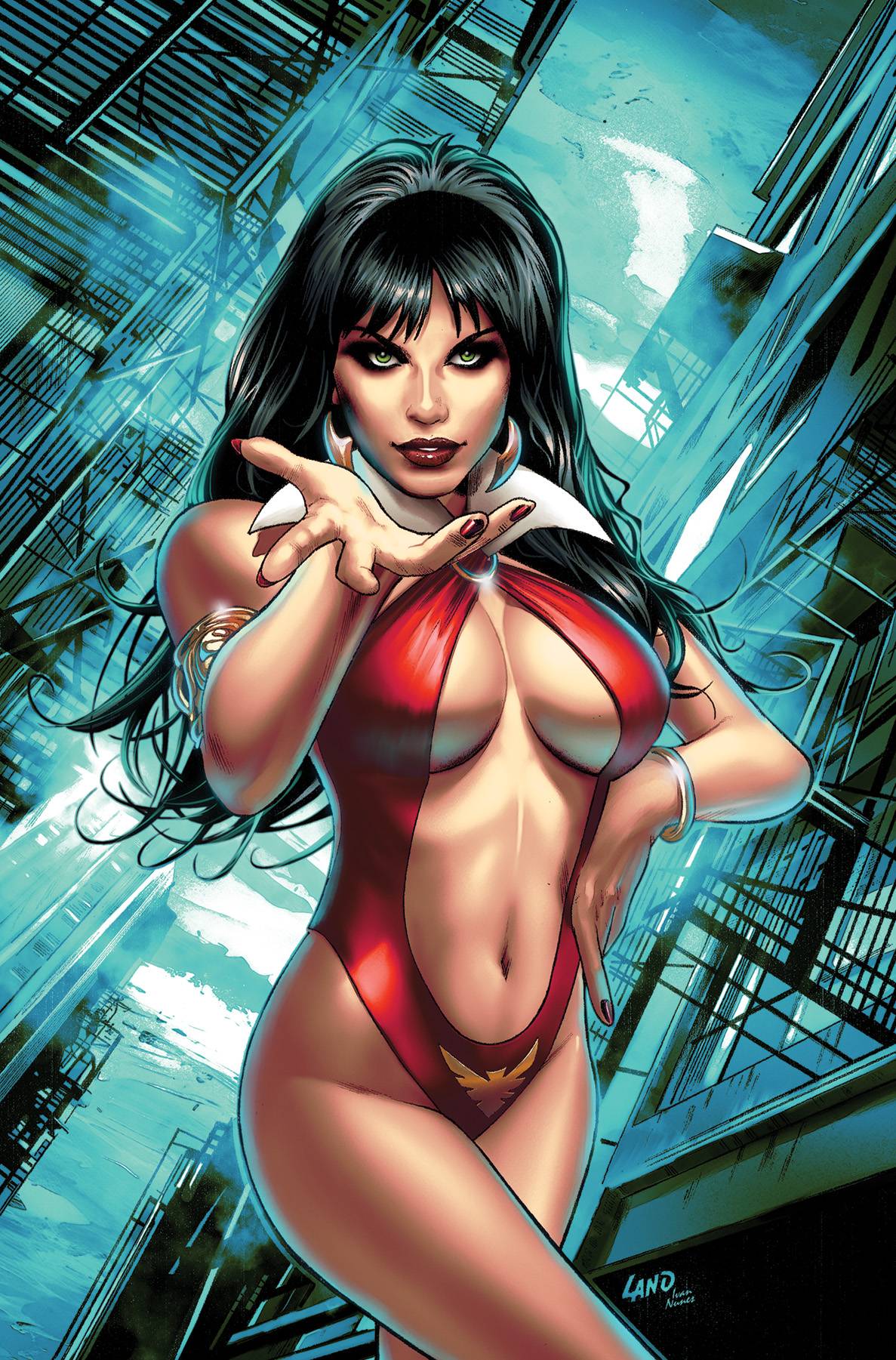 VAMPIRELLA 2025 #1 GREG LAND 1:25 Virgin Ratio Variant Cvr V
