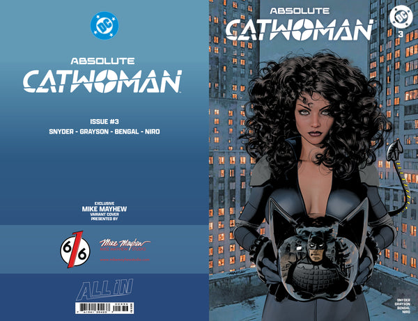 ABSOLUTE CATWOMAN #3 MIKE MAYHEW 616 COMICS Trade Dress & Virgin & Virgin FOIL Variant ABC Set LTD 1000