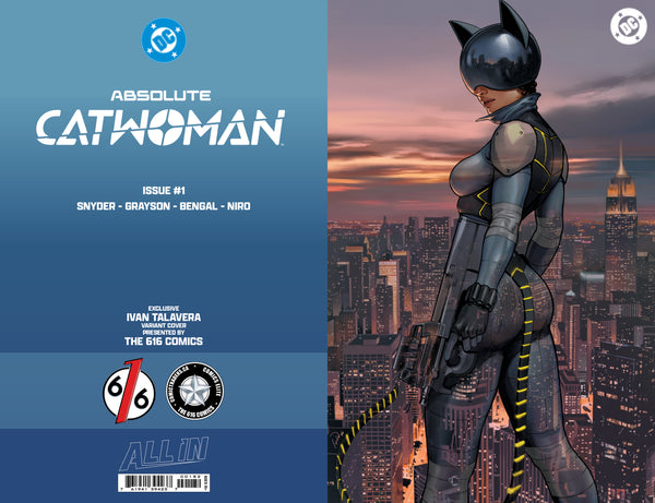 ABSOLUTE CATWOMAN #1 IVAN TALAVERA 616 COMICS Virgin FOIL Variant CD Set LTD 1000
