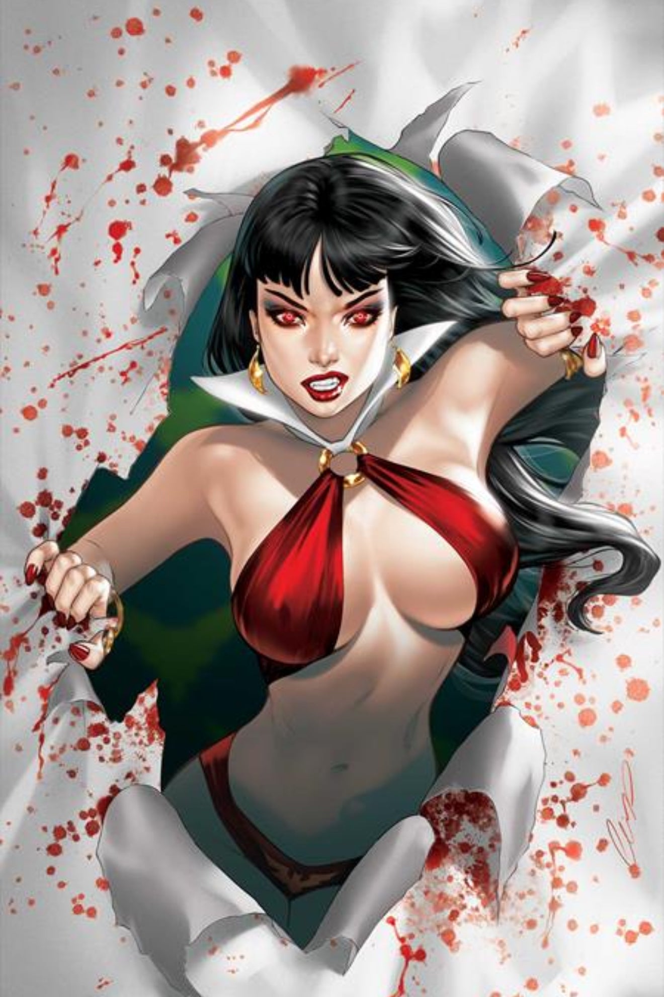 VAMPIRELLA #5 ELIAS CHATZOUDIS 1:15 Virgin Ratio Variant Cvr K