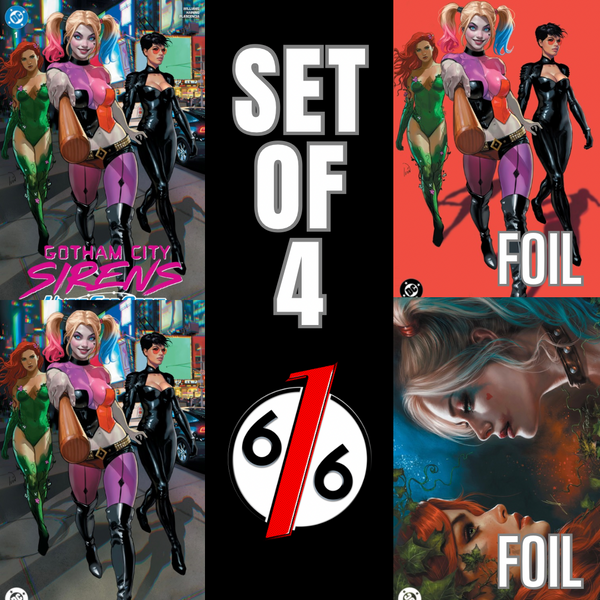 GOTHAM CITY SIRENS #1 TALAVERA & COHEN & PARRILLO 616 Variant Set LTD 1000