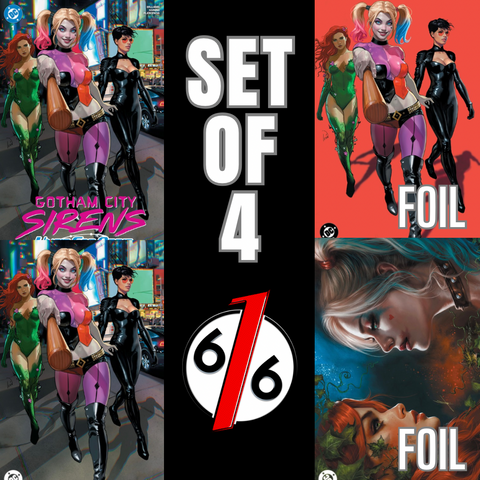 GOTHAM CITY SIRENS #1 TALAVERA & COHEN & PARRILLO 616 Variant Set LTD 1000