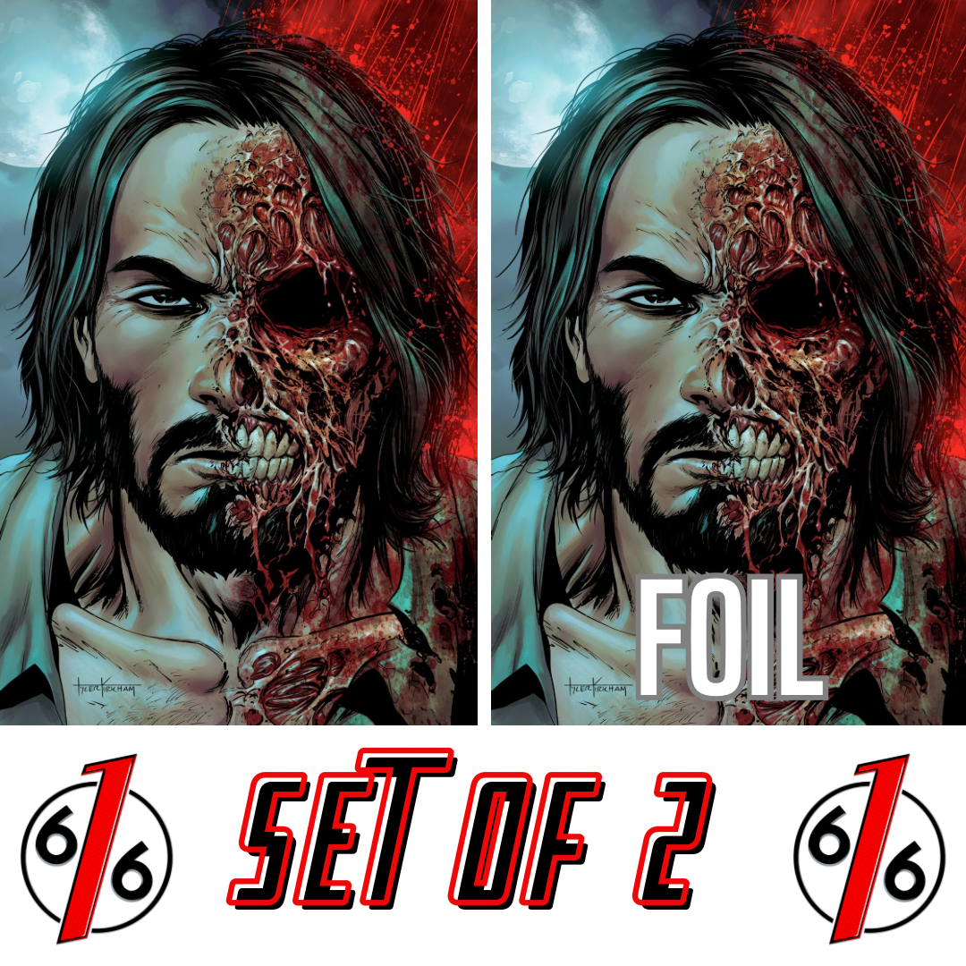 BRZRKR THE BLEEDING TIDE #1 TYLER KIRKHAM 616 Virgin & FOIL Variant AB Set LTD 500