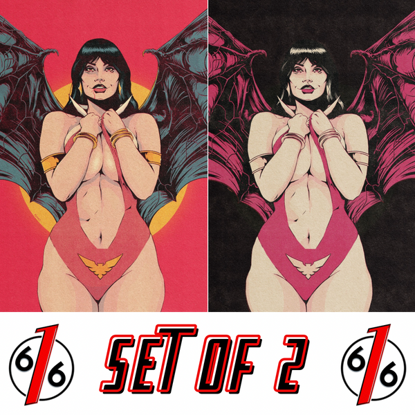 VAMPIRELLA #11 FLOPS! 616 COMICS Virgin Variant AB Set LTD 500