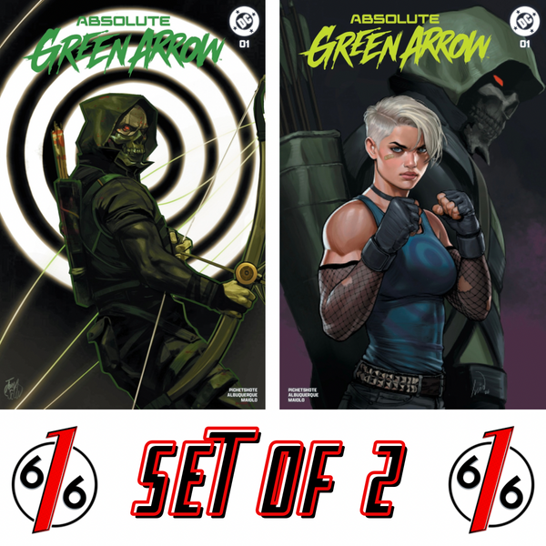 ABSOLUTE GREEN ARROW #1 TALAVERA & TOMASELLI 616 COMICS Variant Set LTD 3000