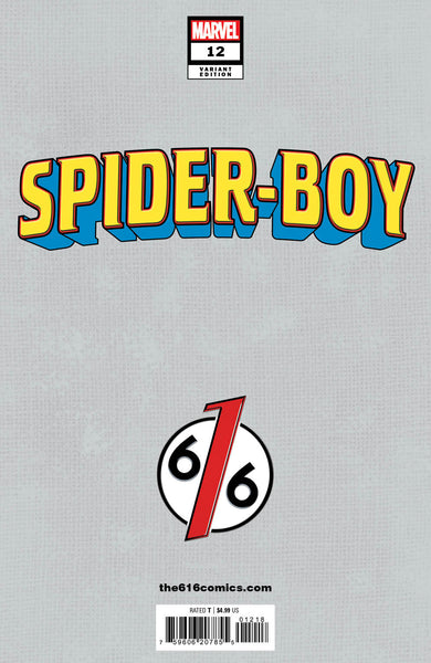 SPIDER-BOY #12 IVAN TALAVERA 616 SPIDER-GIRL Virgin Variant B LTD 1000