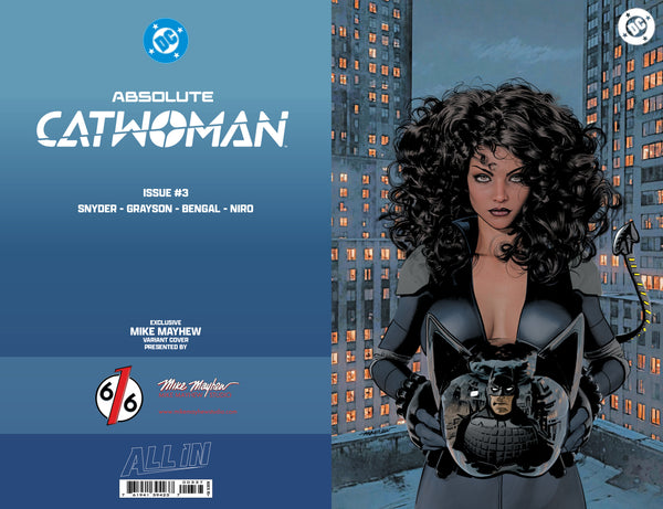 ABSOLUTE CATWOMAN #3 MIKE MAYHEW 616 COMICS Trade Dress & Virgin & Virgin FOIL Variant ABC Set LTD 1000