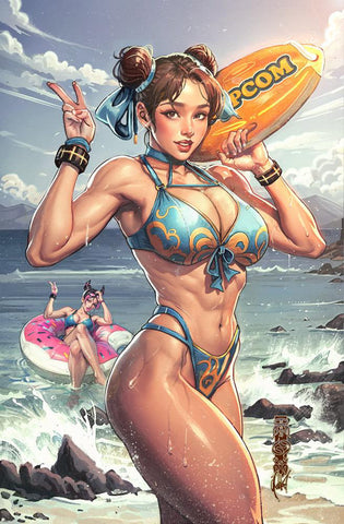 2024 STREET FIGHTER & FRIENDS SWIMSUIT SPECIAL #1 CEDRIC POULAT 616 Virgin Variant A LTD 500