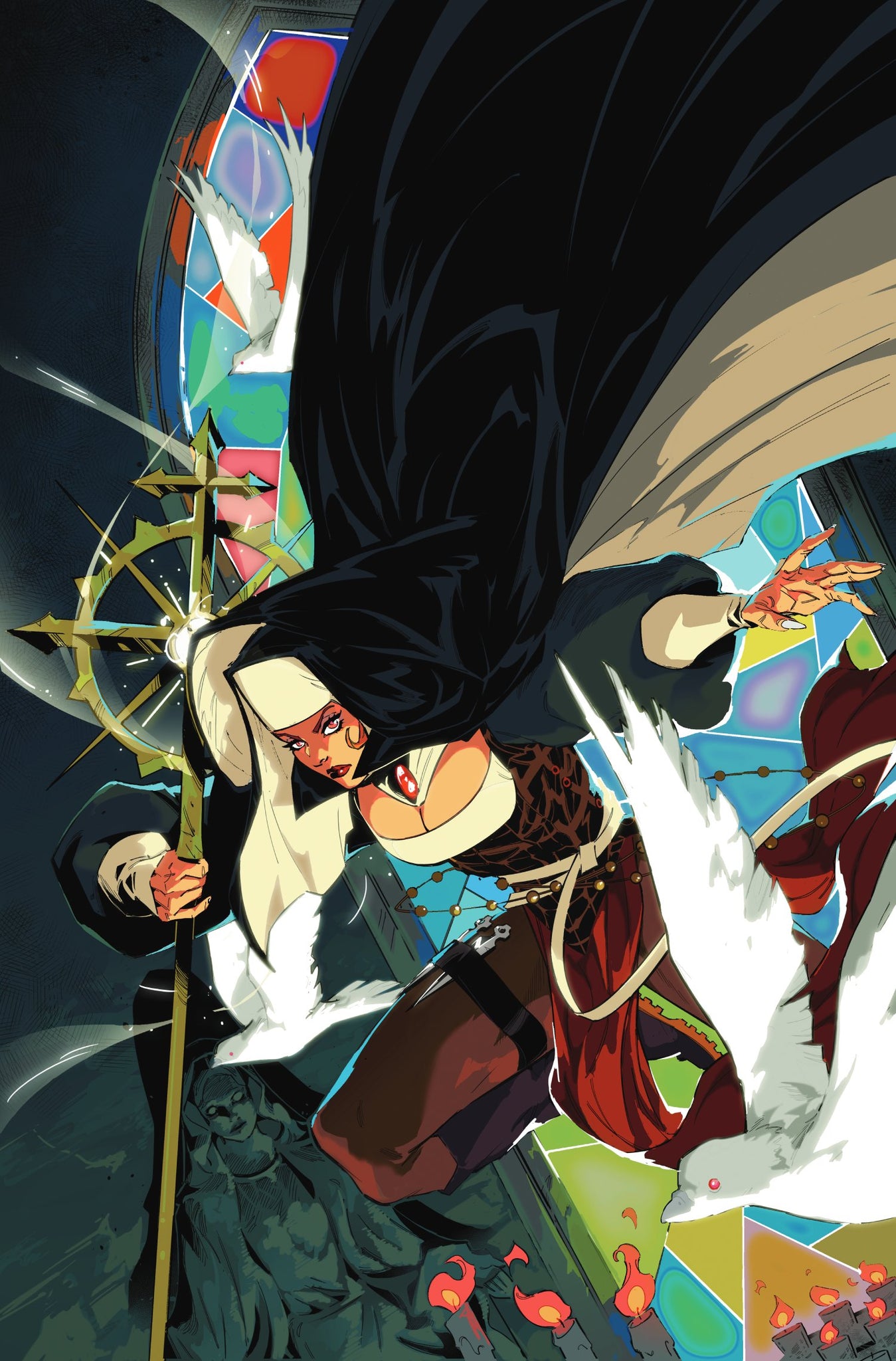 MARIAN HERETIC #1 JOE JARO 1:10 Virgin Ratio Variant Cvr D