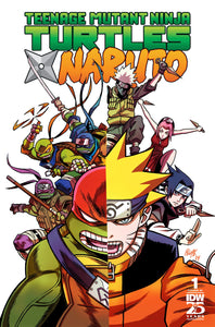 TEENAGE MUTANT NINJA TURTLES X NARUTO 1 FELIPE SMITH 1:25 Ratio Variant