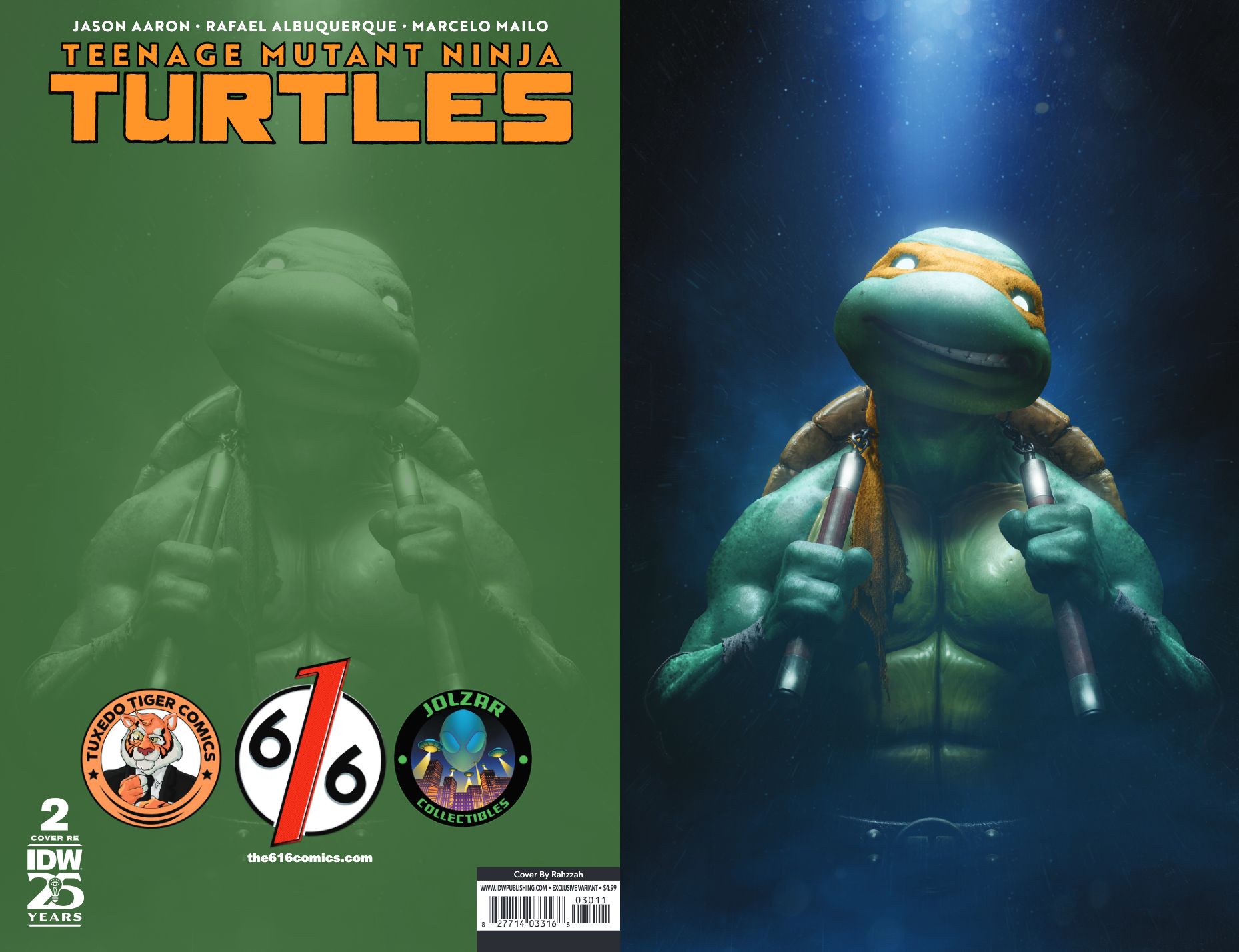 TEENAGE MUTANT NINJA TURTLES 2024 #2 RAHZZAH 616 Virgin Variant A